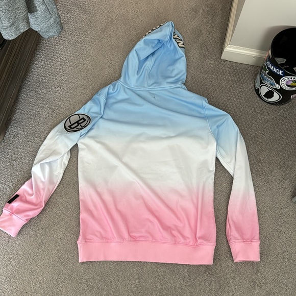 Brooklyn Nets Hoodie- Pink/Blue - Picture 3 of 3